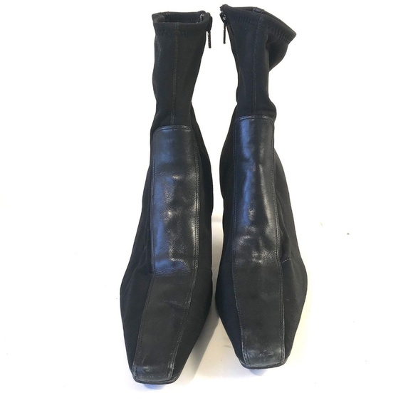 Bandolino Womens Boots Black Two Toned Pointed toe - Picture 4 of 8
